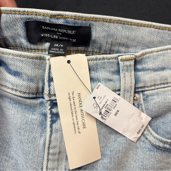 Banana Republic Light Wash Wide-Leg Jeans - Picture 6 of 8